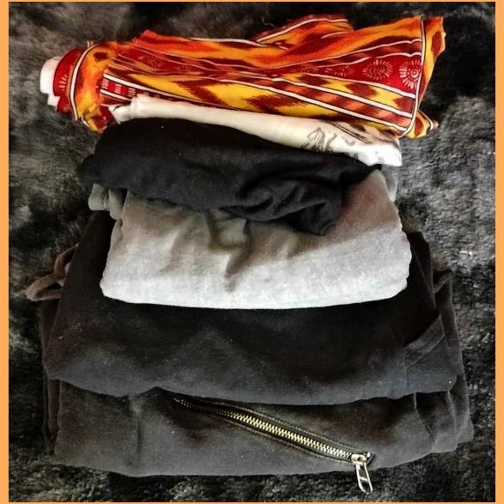 fabric scrap recycle bundle